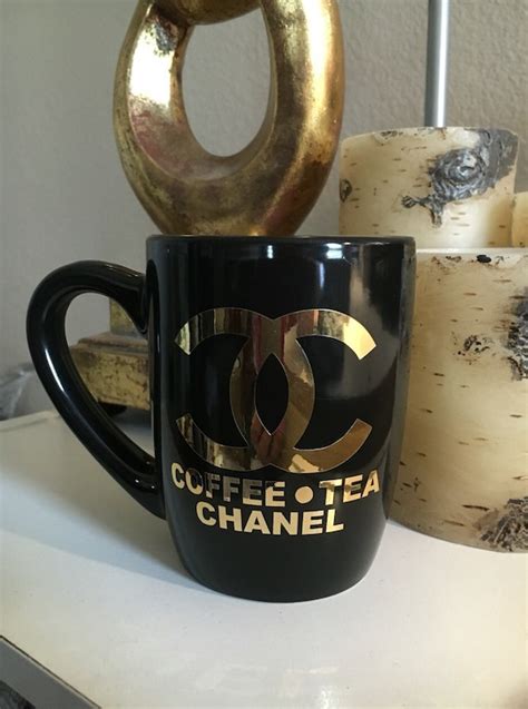 chanel inspired coffee mug|Chanel cups for sale.